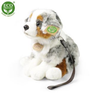 Obrázek z Pes Australský ovčák s vodítkem plyš 27cm   